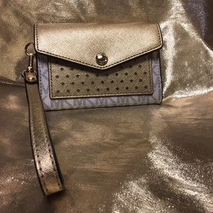 Michael Kors Gold Star wallet wristlet